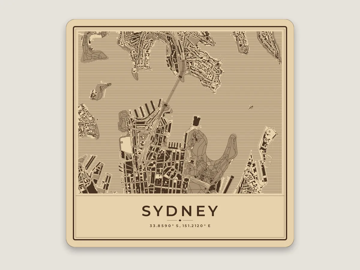 Sydney, square tile