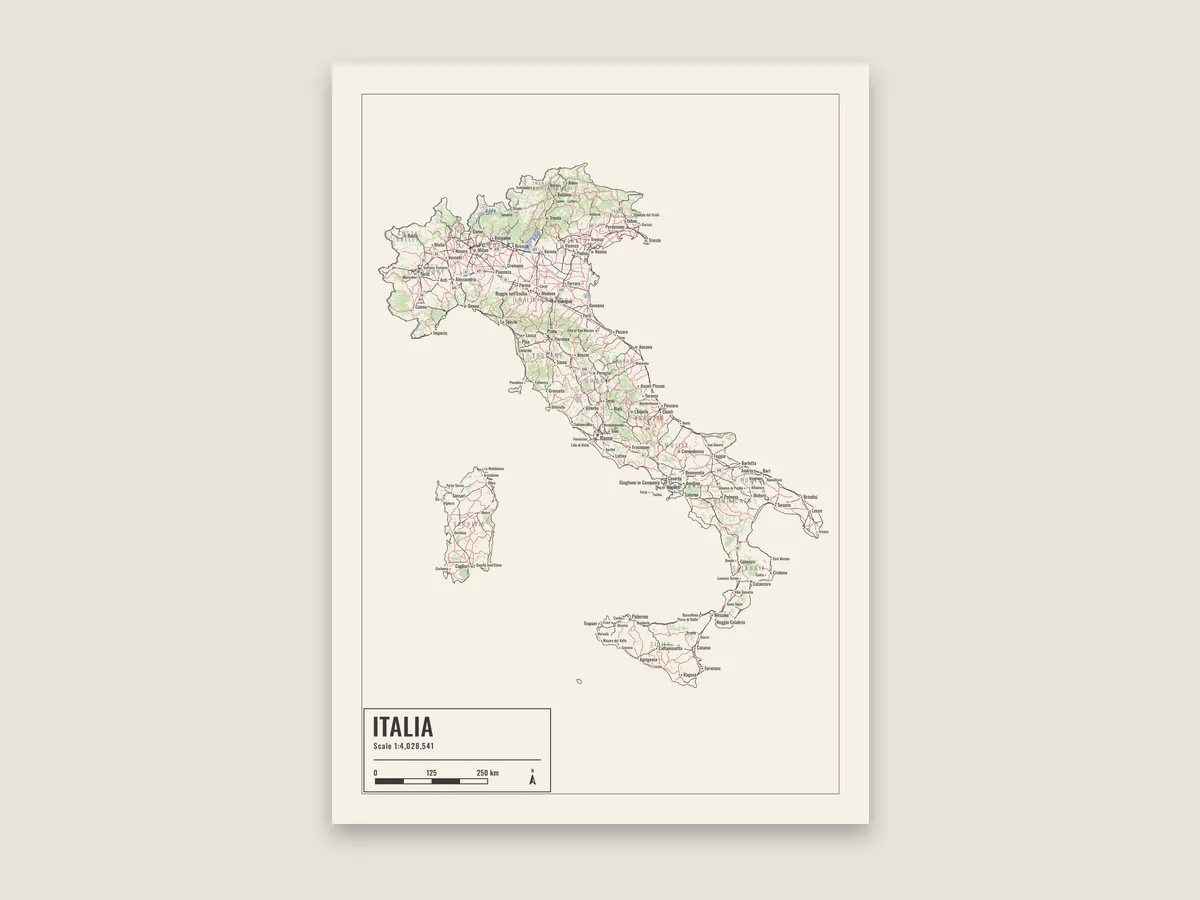 Italy atlas