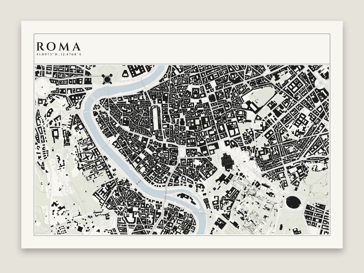 Rome, figure-ground