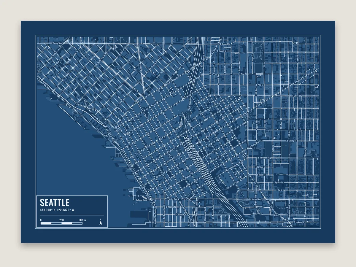 Seattle in Blueprint