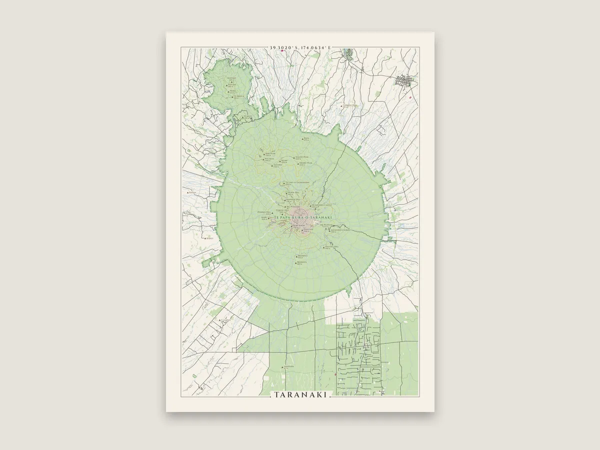 Taranaki and its round park
