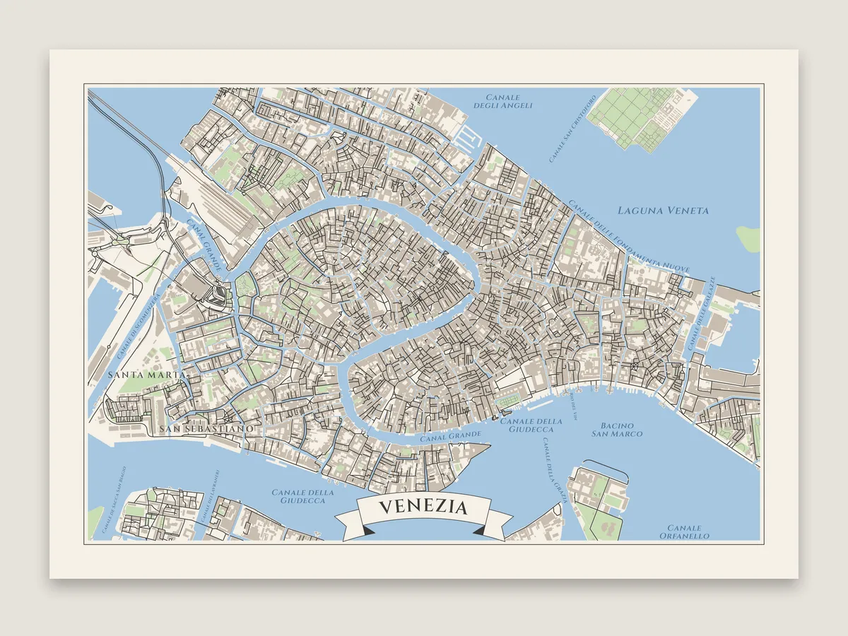 Venice with names